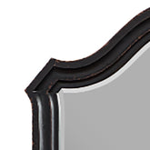 Chelmsford Contemporary Wooden Frame Dresser Mirror in Antique Black